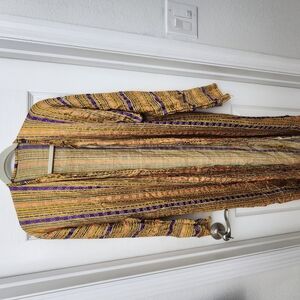 Vintage Ottoman kaftan with a striped pattern.